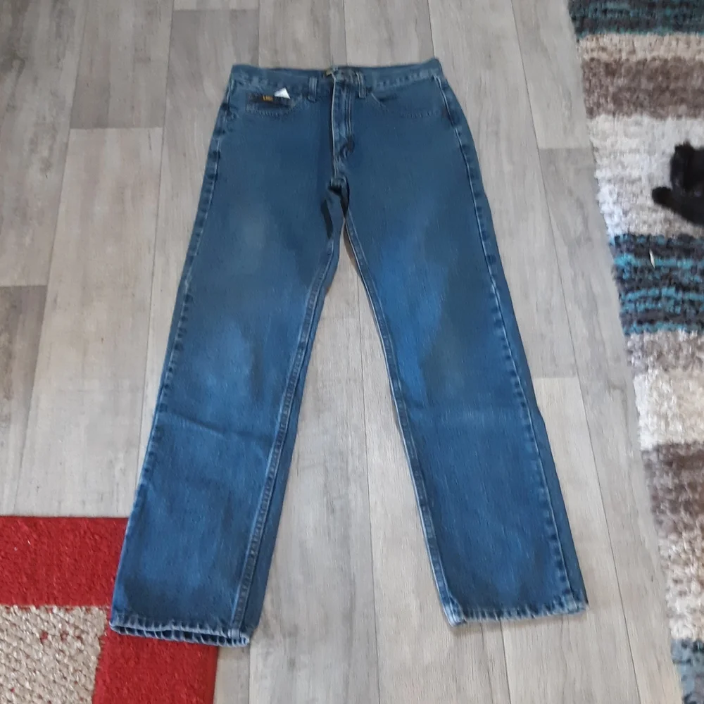 Mens LEE Jeans 32x32 Relaxed Straight Cotton 5